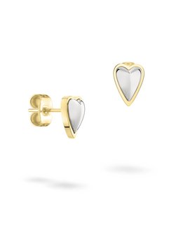 Damen Ohrstecker  -  Metal Heart