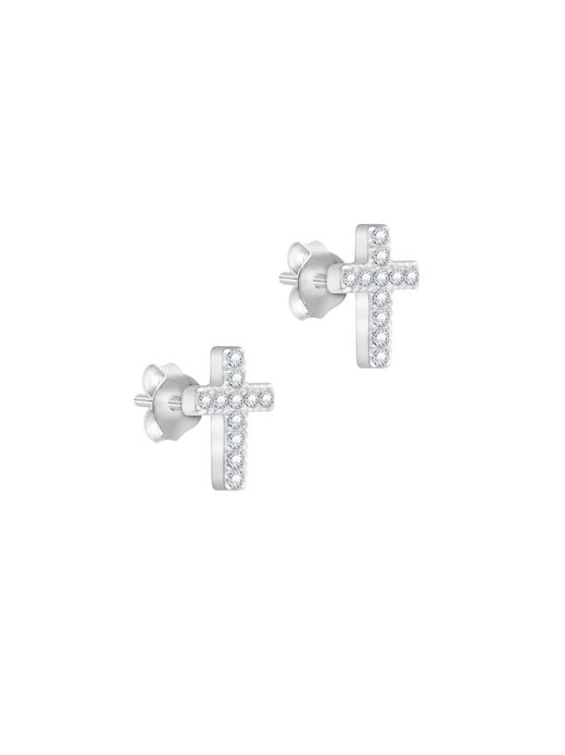 Damen Ohrstecker  -  Sparkle Cross
