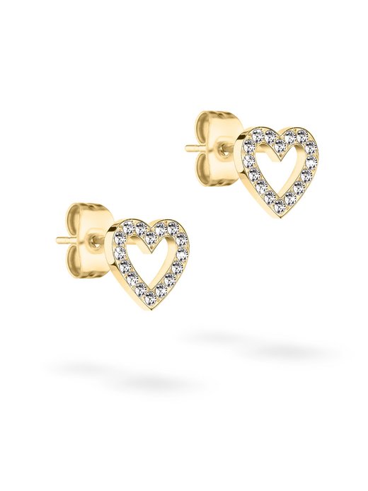 Damen Ohrstecker  -  Sparkling Hearts