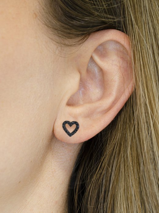 Damen Ohrstecker  -  Sparkling Hearts