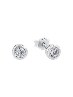 Artikelbild Damen Ohrstecker von amor in silber uni