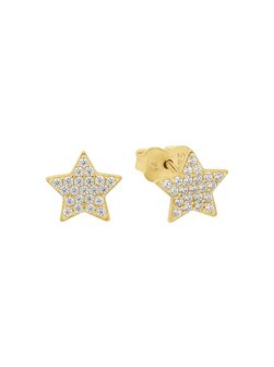 Artikelbild Damen Ohrstecker von amor in gold uni