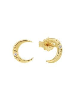 Artikelbild Damen Ohrstecker von amor in gold uni