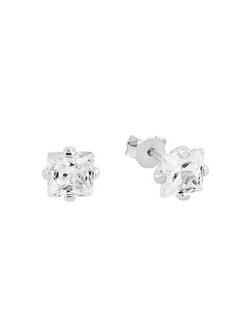 Artikelbild Damen Ohrstecker von amor in silber uni