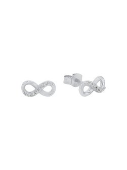 Artikelbild Damen Ohrstecker von amor in silber uni