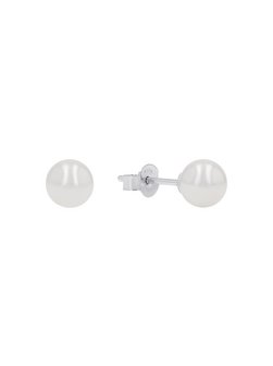 Artikelbild Damen Ohrstecker von amor in silber uni