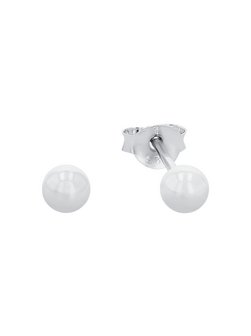 Artikelbild Damen Ohrstecker von amor in silber uni