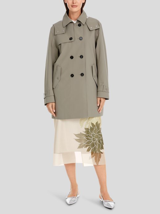 Classic Coat Marc Cain Mantel Sale Mantel Ecru Damen Marc Cain