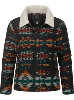 Artikelbild Damen Outdoorjacke - Walinea Ikat von Ragwear in schwarz gemustert