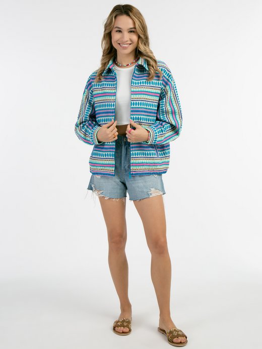 Damen Oversize Bomberjacke