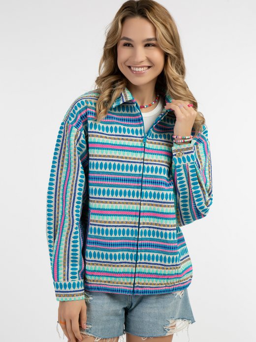 Damen Oversize Bomberjacke