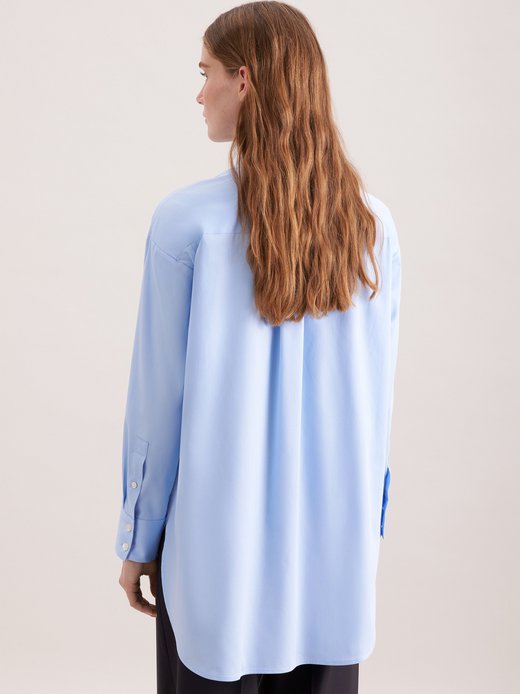 Damen Oversizebluse - Uni