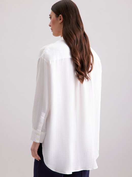 Damen Oversizebluse - Uni