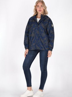 Artikelbild Damen Oversized Anorak von Schmuddelwedda in marine gemustert