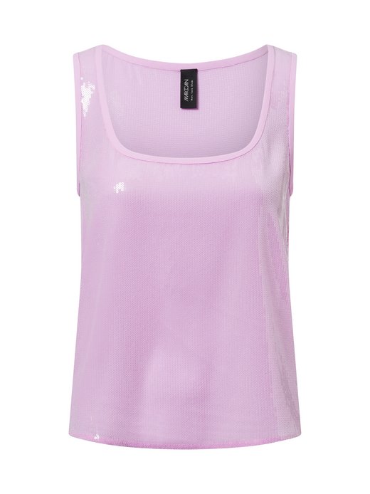 Damen Pailletten-Top