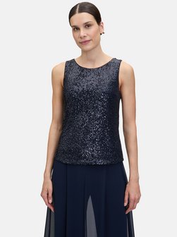 Damen Pailletten-Top
