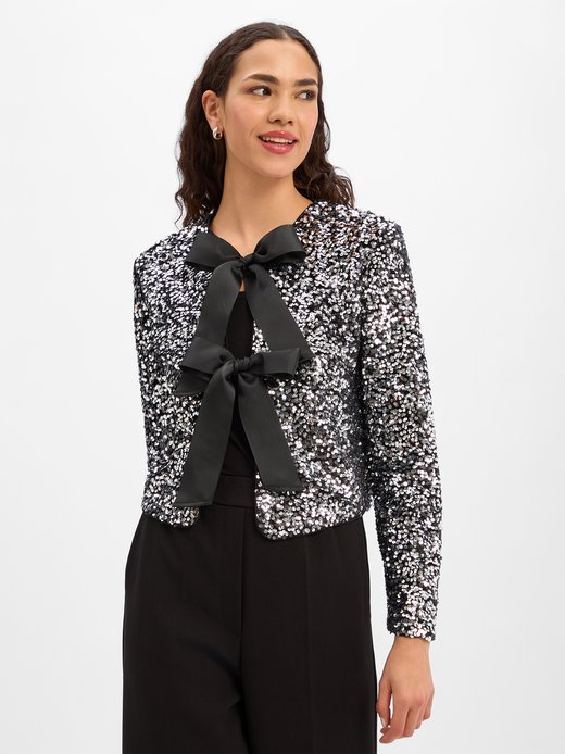 Damen Paillettenjacke