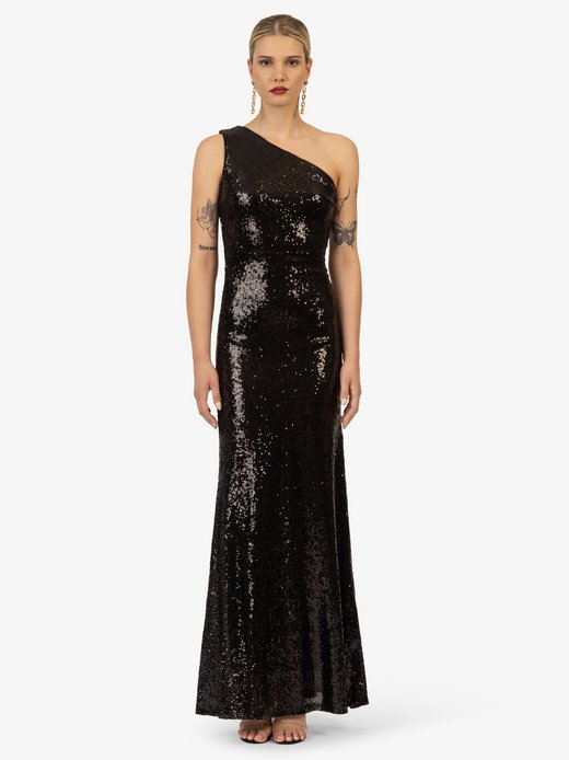 Damen Paillettenkleid