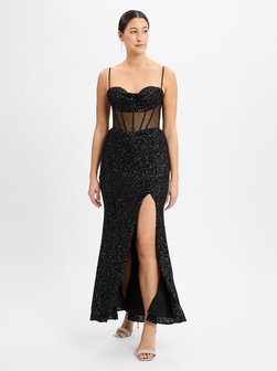 Damen Paillettenkleid