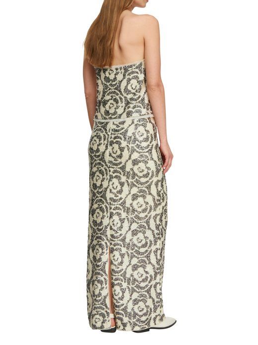 Damen Paillettenrock