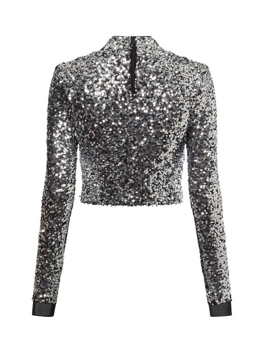Damen Paillettenshirt