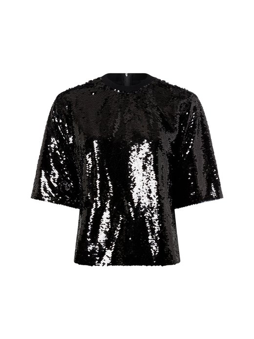 Damen Paillettenshirt