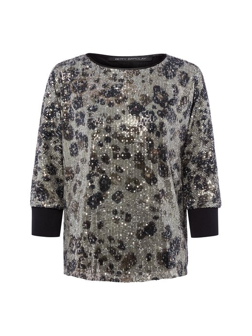 Damen Paillettenshirt