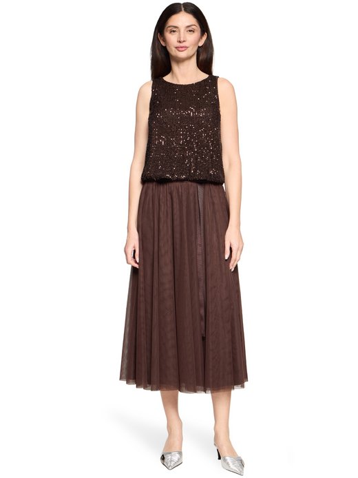 Damen Paillettentop