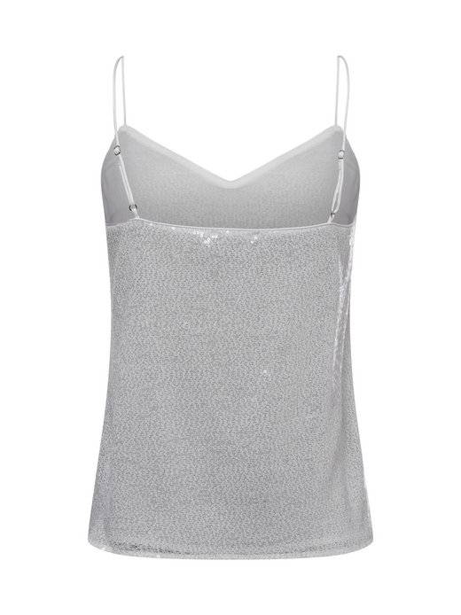 Damen Paillettentop