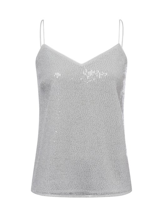 Damen Paillettentop