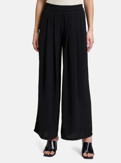 Artikelbild Damen Palazzo-Hose von Cartoon in schwarz uni