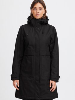 Artikelbild Damen Parka von North Bend in schwarz uni