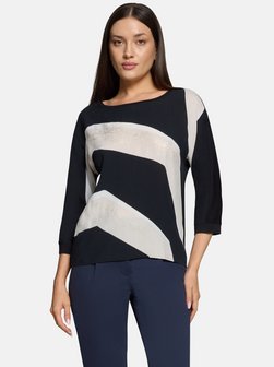 Damen Patchwork-Shirt
