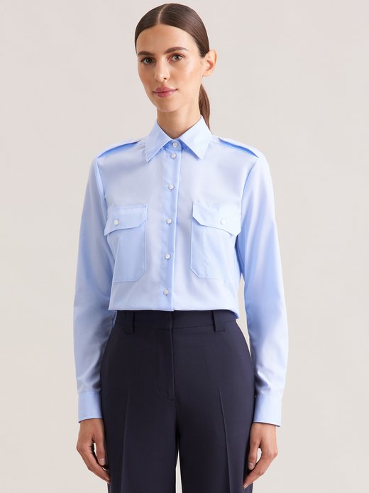 Damen Pilotenbluse - Uni