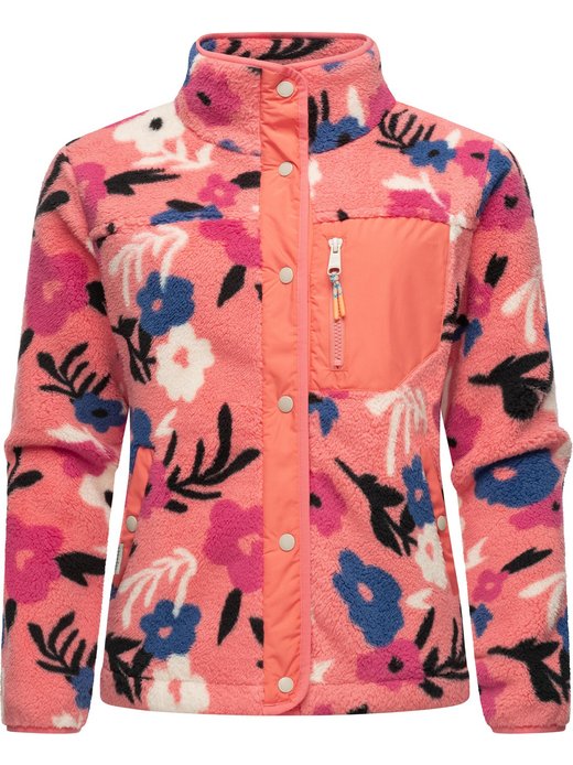 Damen Plüschjacke - Appopis Print