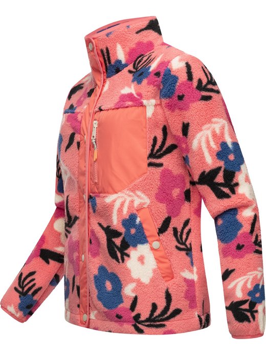 Damen Plüschjacke - Appopis Print