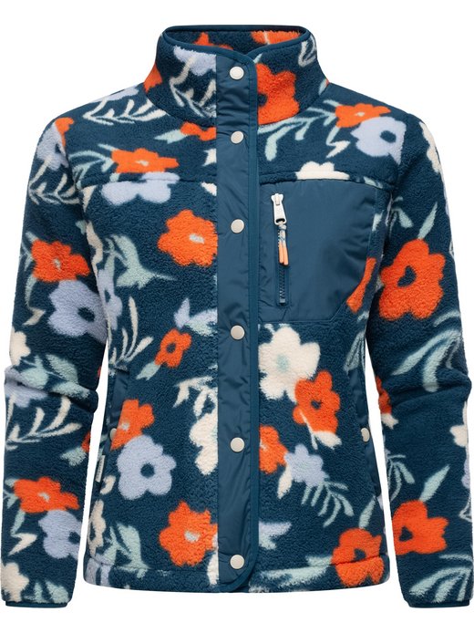 Damen Plüschjacke - Appopis Print