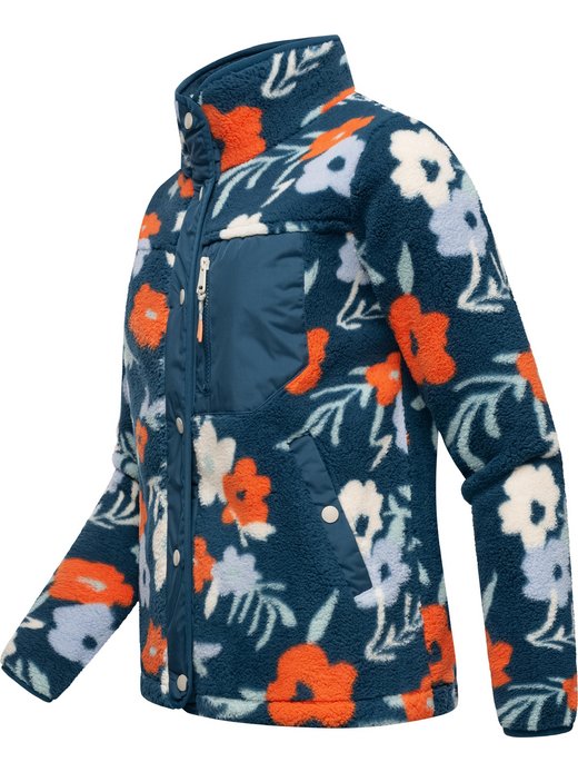 Damen Plüschjacke - Appopis Print
