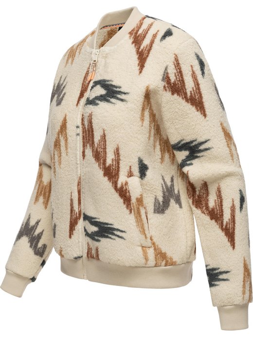 Damen Plüschjacke - Cairro Aztec