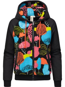 Damen Plüschjacke - Talianita Print YOUMODO