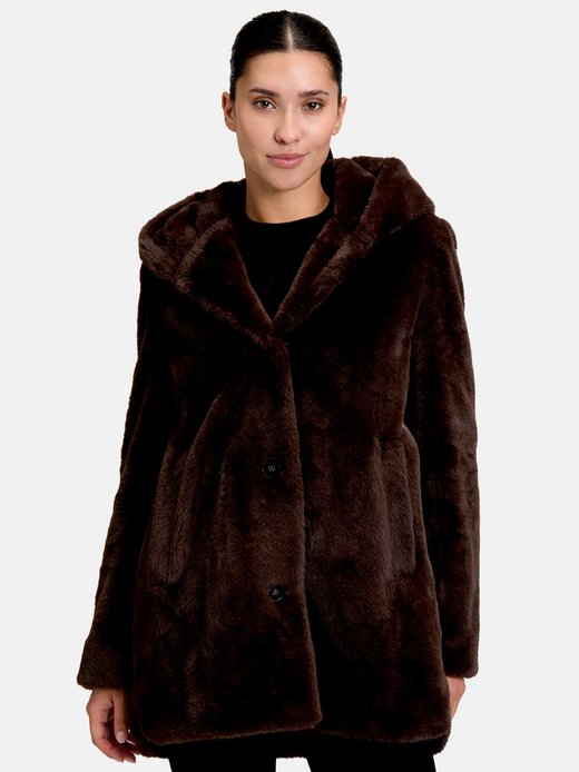 Damen Plüschjacke