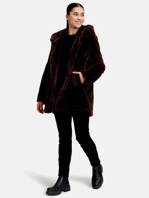 Damen Plüschjacke