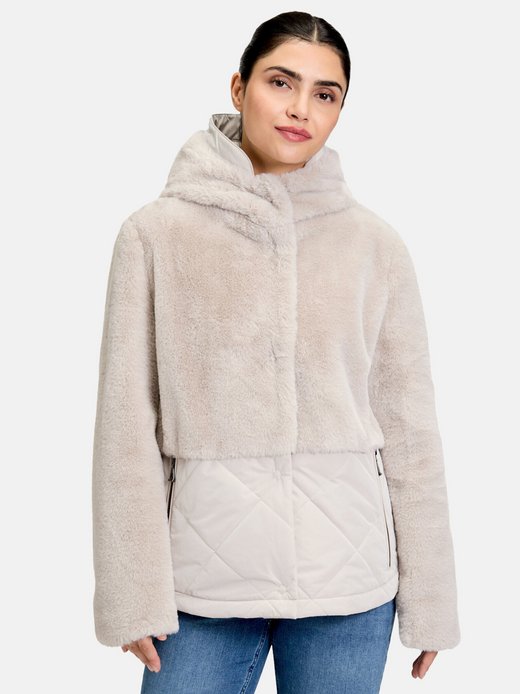 Damen Plüschjacke
