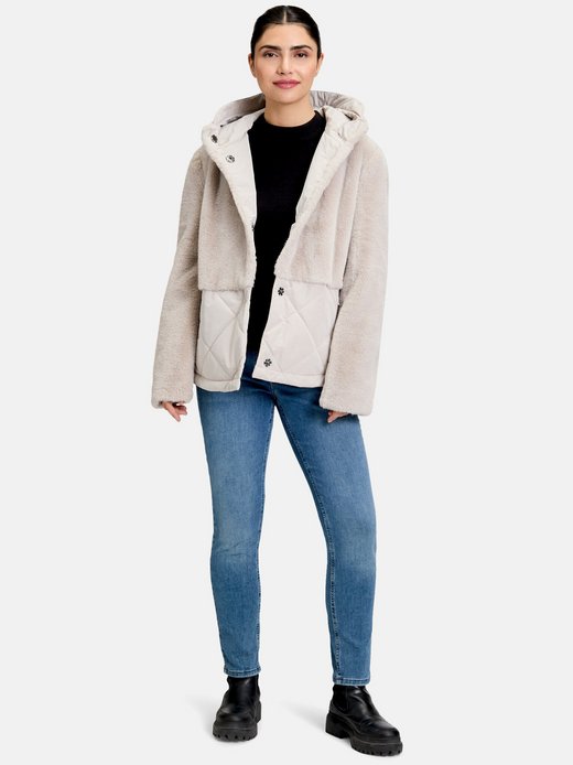 Damen Plüschjacke