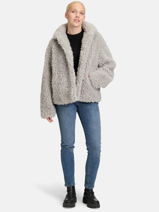 Damen Plüschjacke