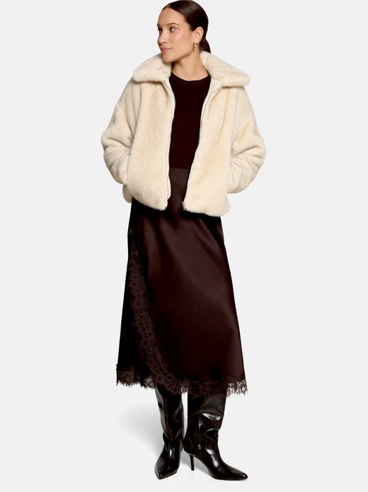 Damen Plüschjacke