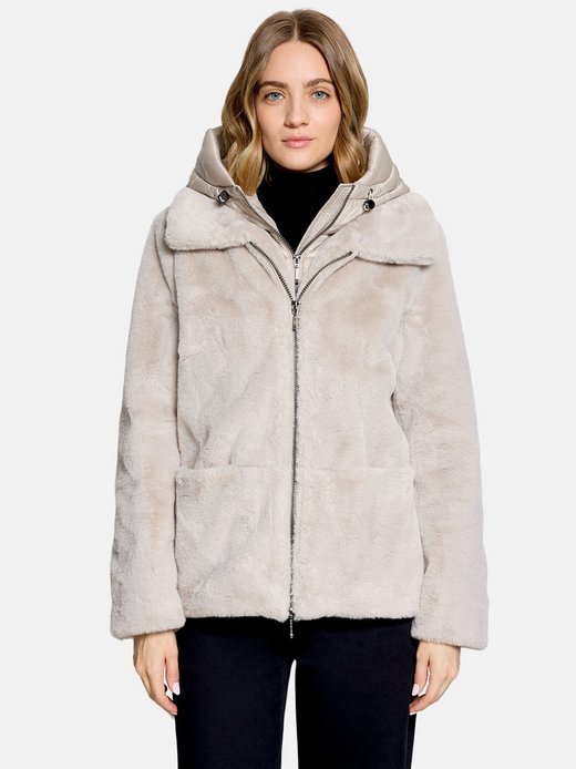 Damen Plüschjacke