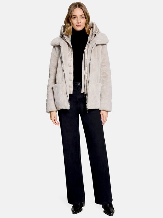 Damen Plüschjacke
