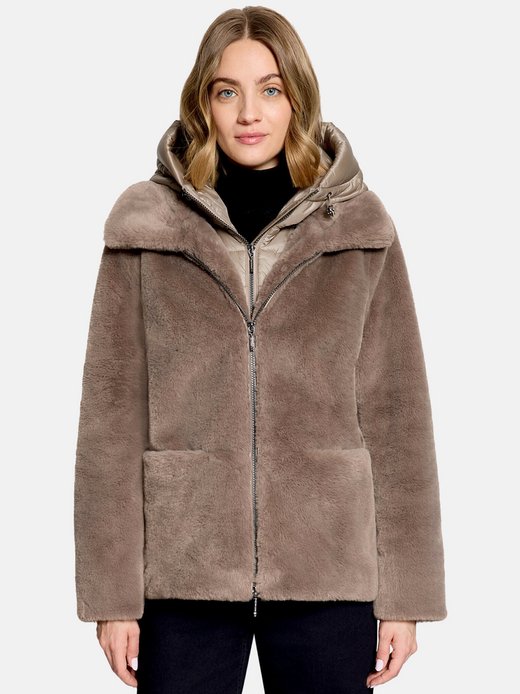 Damen Plüschjacke