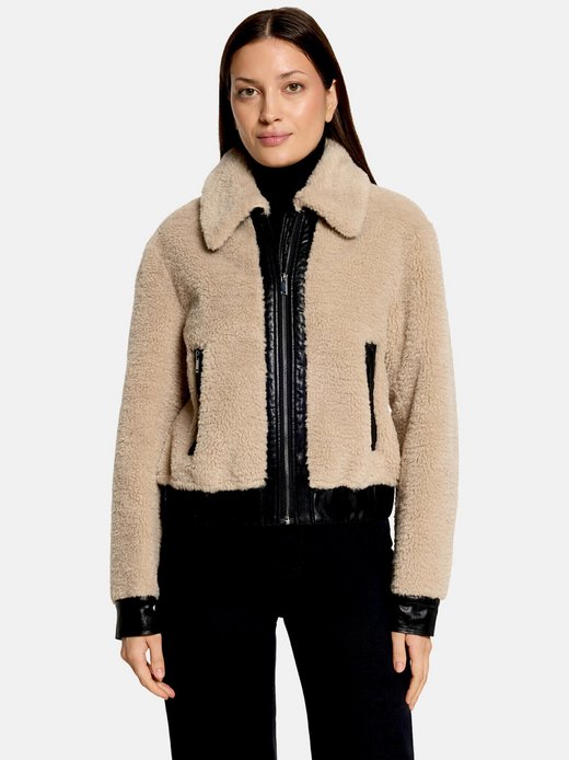 Damen Plüschjacke